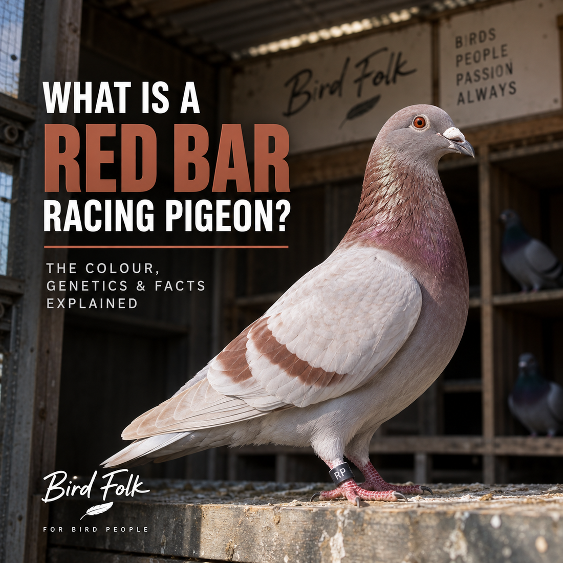What Is a Red Bar Racing Pigeon? The Colour, Genetics & Facts Explained