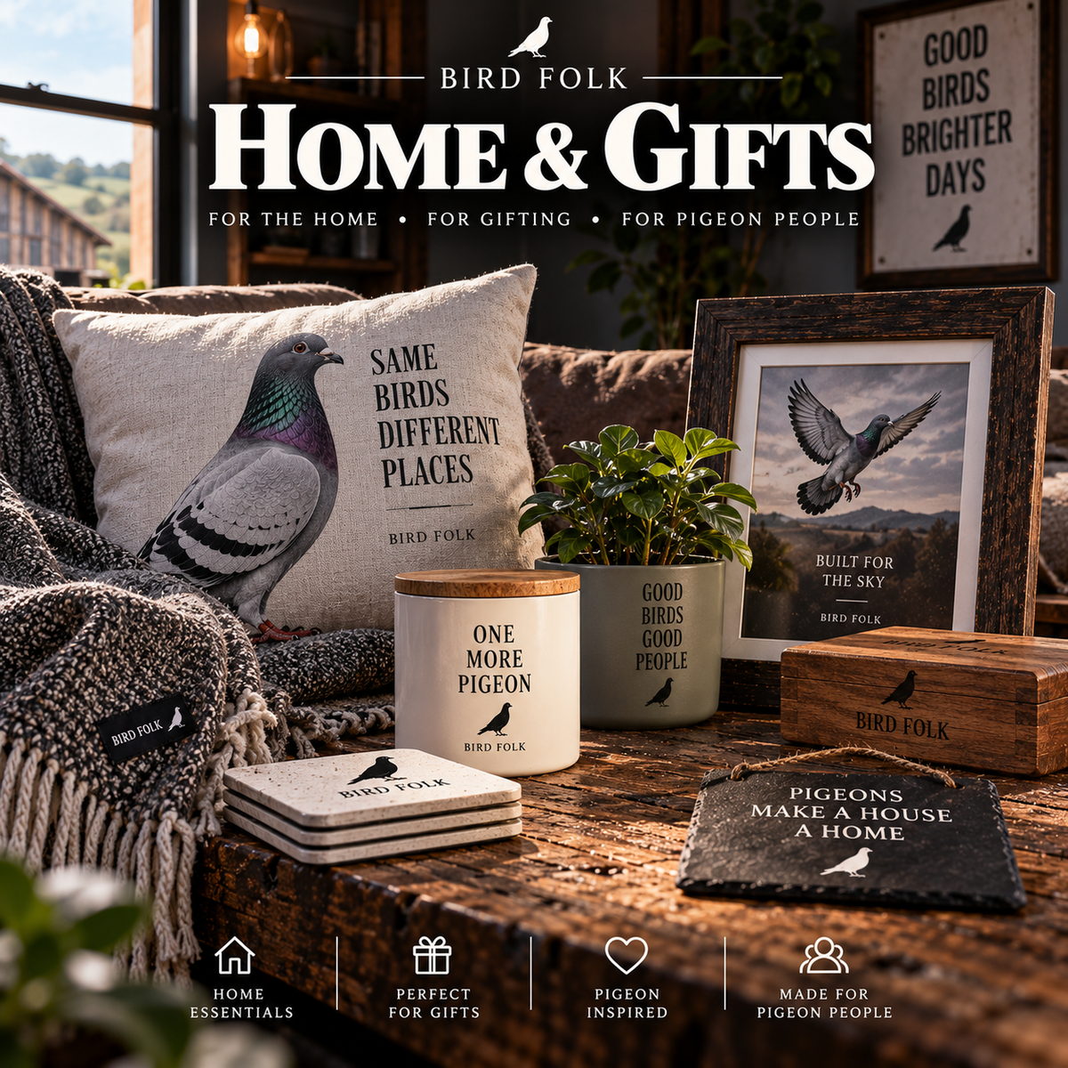 Racing Pigeon Home & Gifts