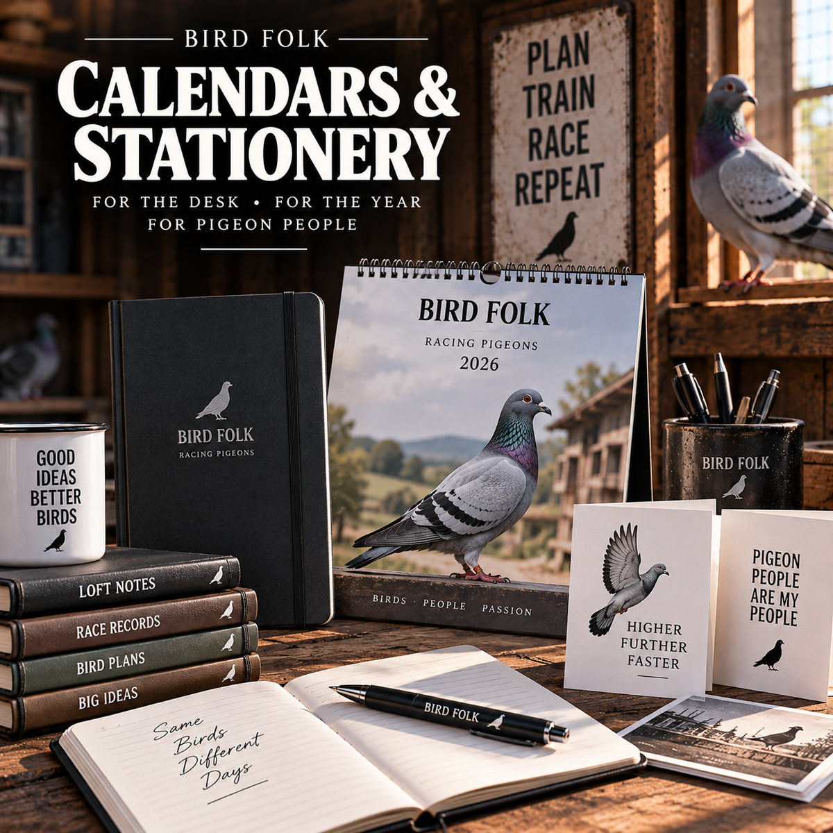 Racing Pigeon Calendars & Stationery