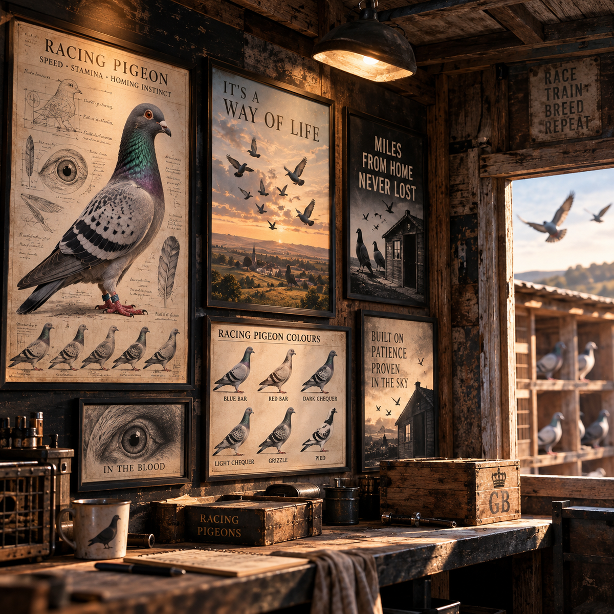 Racing Pigeon Loft