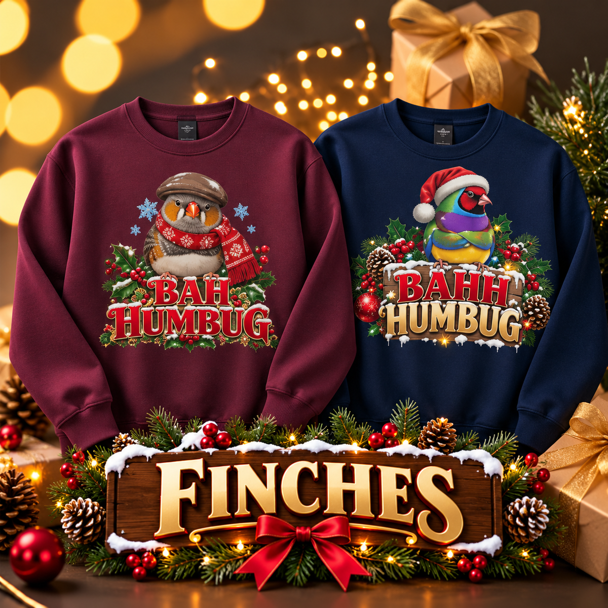 Finch Christmas Jumpers & Sweatshirts