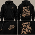 Wake Feed Clean Repeat | Bird Keeper Hoodie