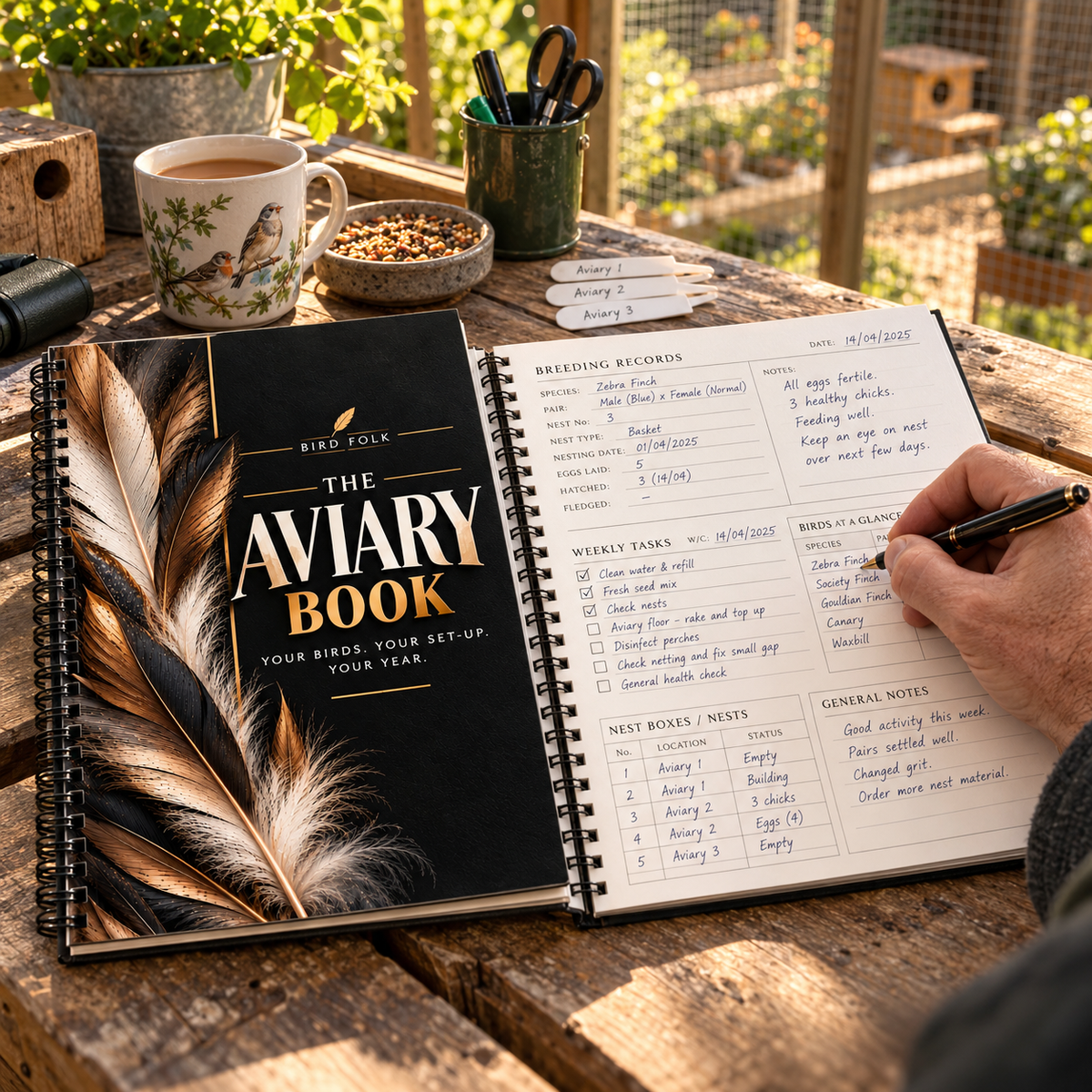 The Aviary Book – Complete Aviary Management & Record-Keeping System