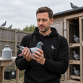 Blue Bar Classic — Racing Pigeon Embroidered Hoodie