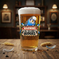 Warning – I Will Talk About Budgies – Pint Glass