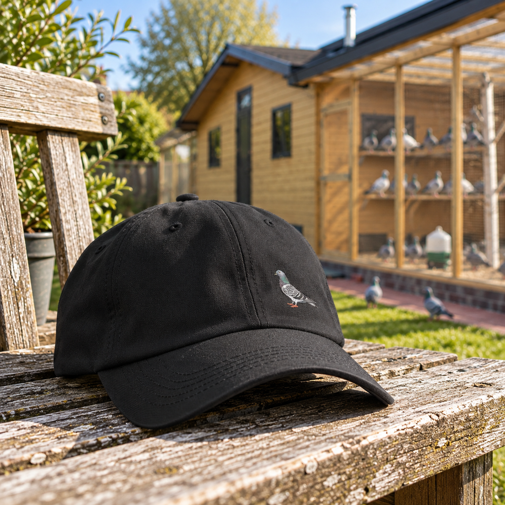 Blue Bar Classic — Racing Pigeon Embroidered Dad Cap