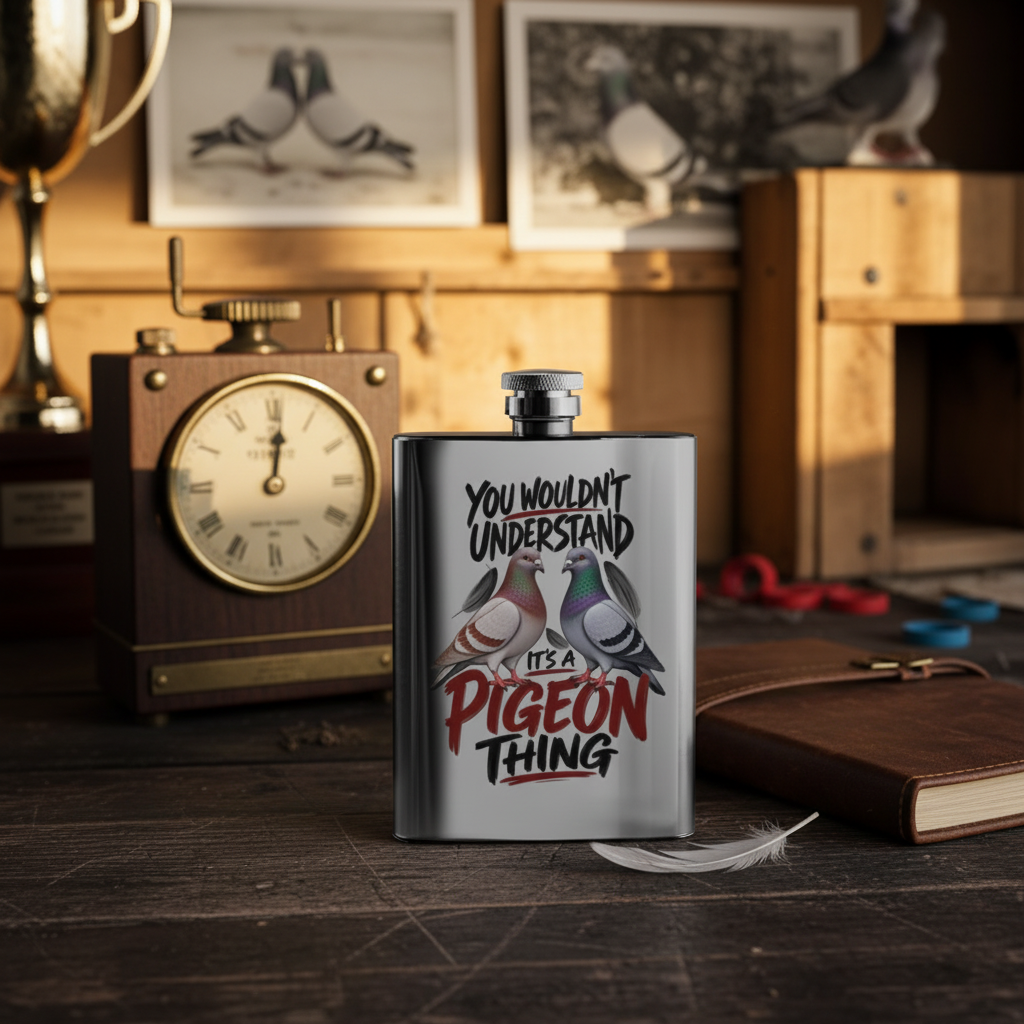 You Wouldn't Understand – It's a Pigeon Thing – 8oz Racing Pigeon Hip Flask