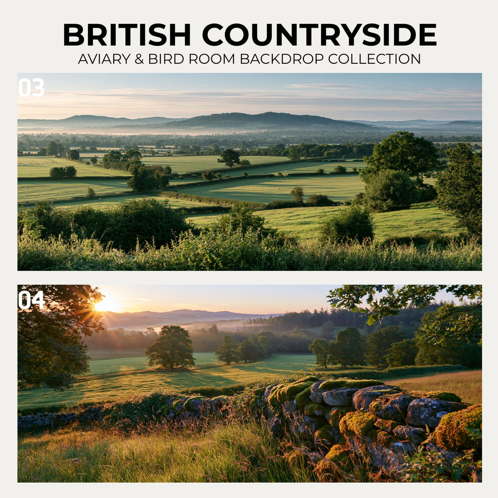 British Countryside — Aviary & Bird Room Backdrop Collection