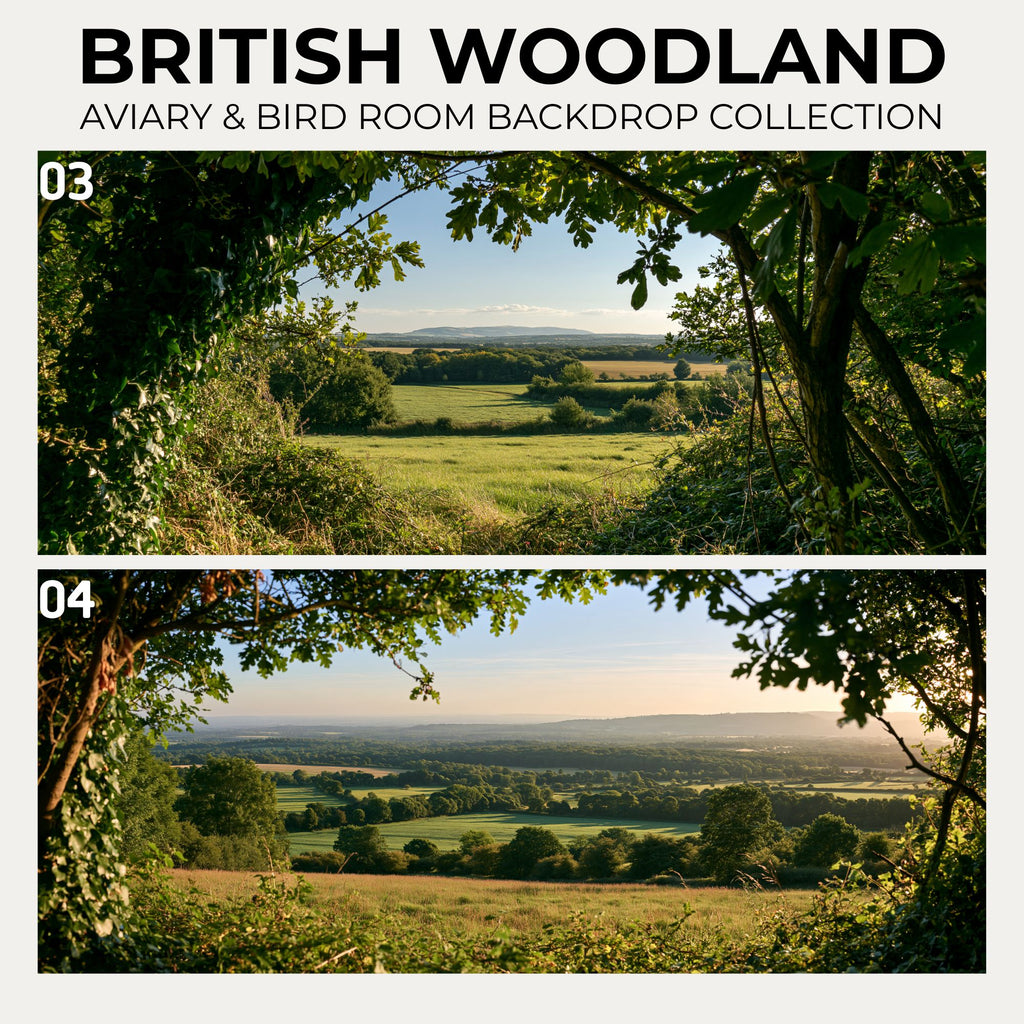 British Woodland — Aviary & Bird Room Backdrop Collection
