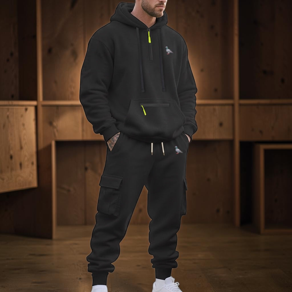 Racing Pigeon Quarter-Zip Tracksuit – Classic Design | Choose Your Pigeon