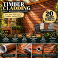BD 14 — Timber Cladding Aviary & Bird Room Backdrop Collection