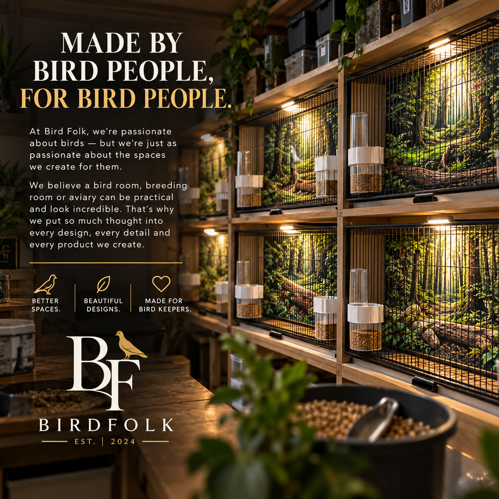 Bamboo Grove — Self-Adhesive Breeding Cage Backdrops