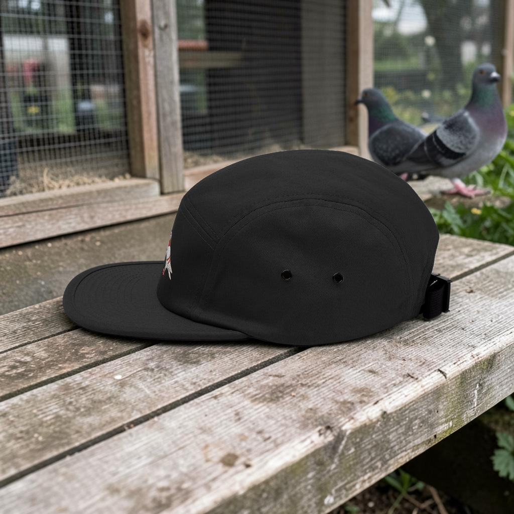 Red Bar Classic Embroidered 5-Panel Cap