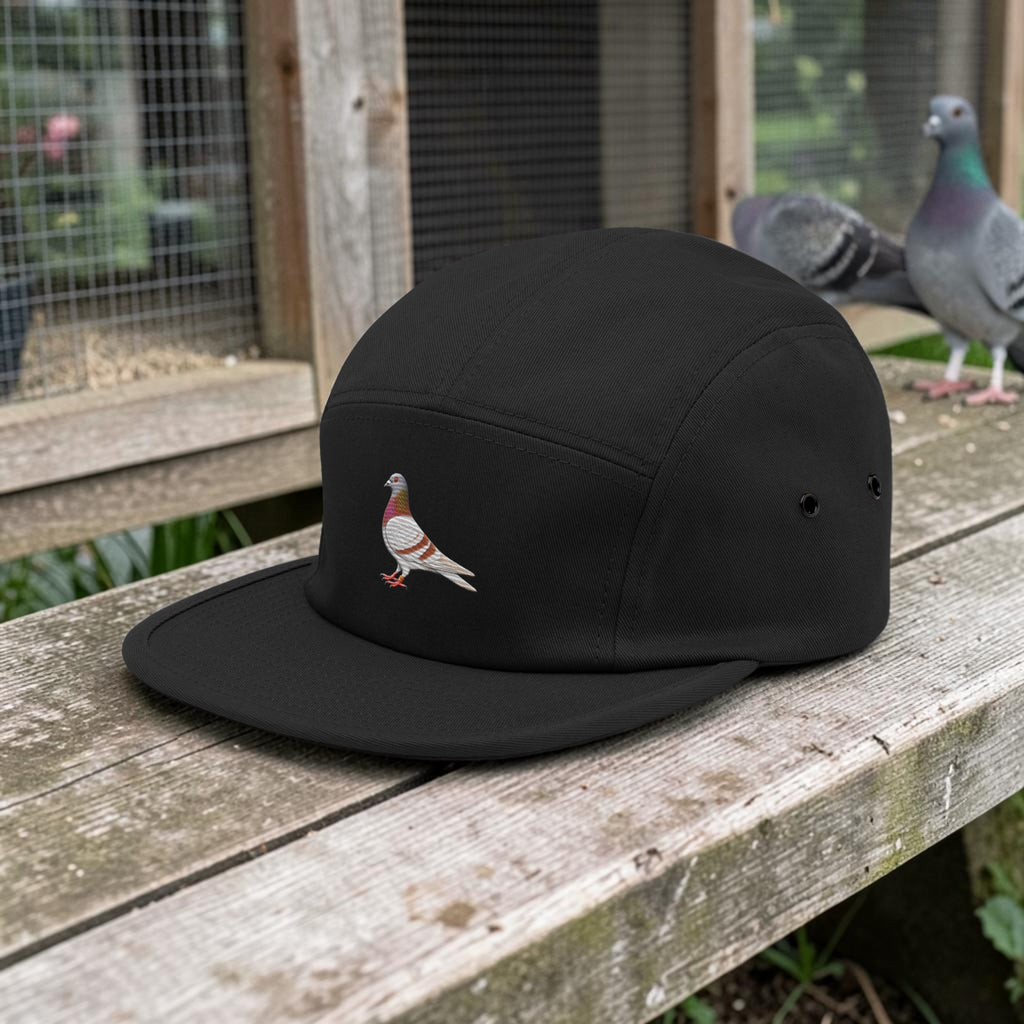 Red Bar Classic Embroidered 5-Panel Cap
