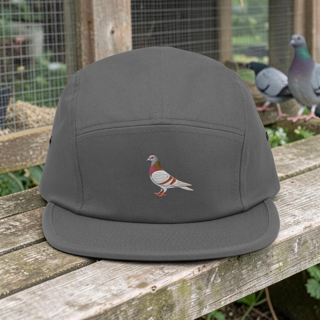Red Bar Classic Embroidered 5-Panel Cap