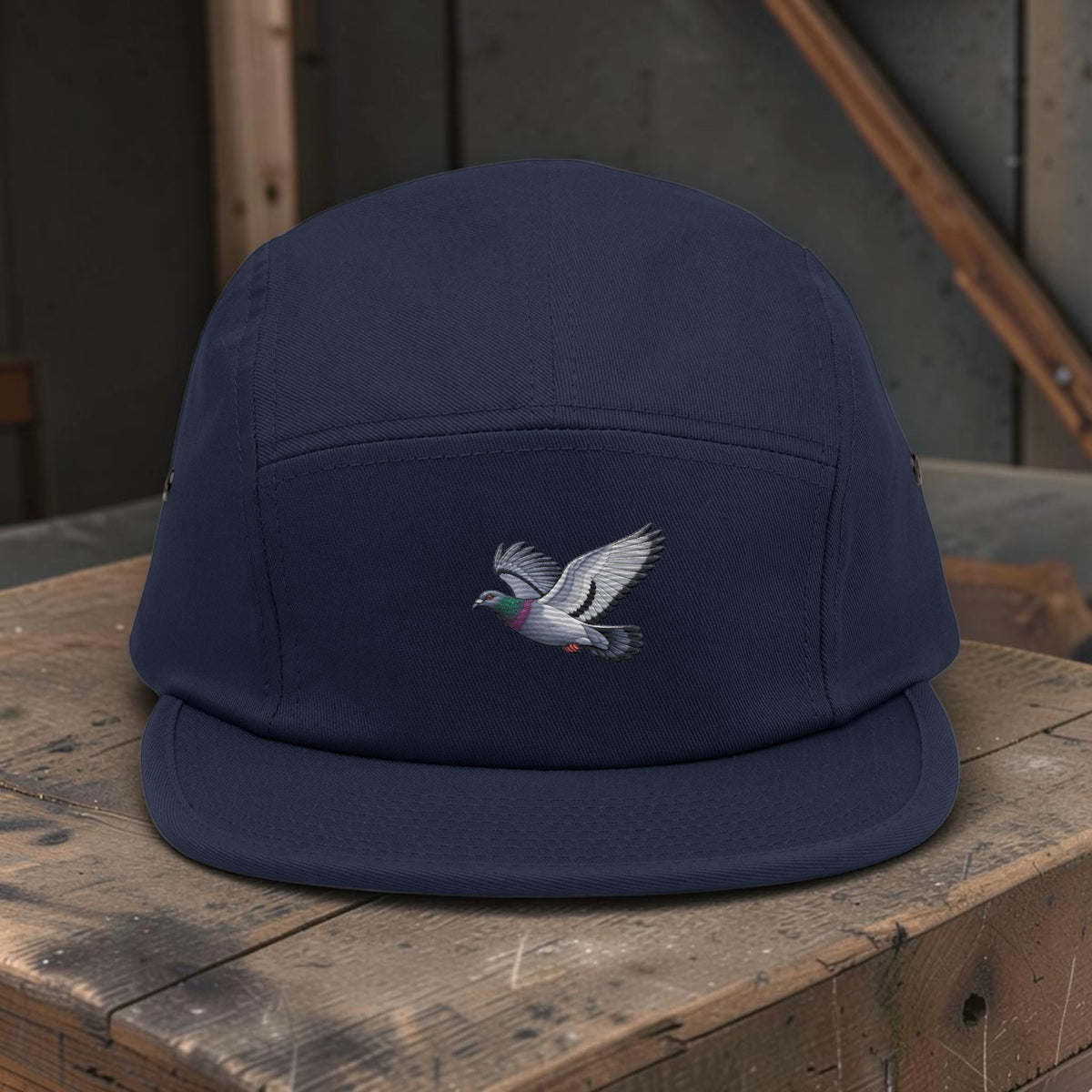 Blue Bar Classic Flyer Embroidered 5-Panel Cap
