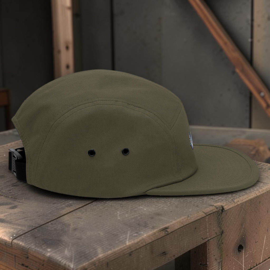 Blue Bar Classic Flyer Embroidered 5-Panel Cap