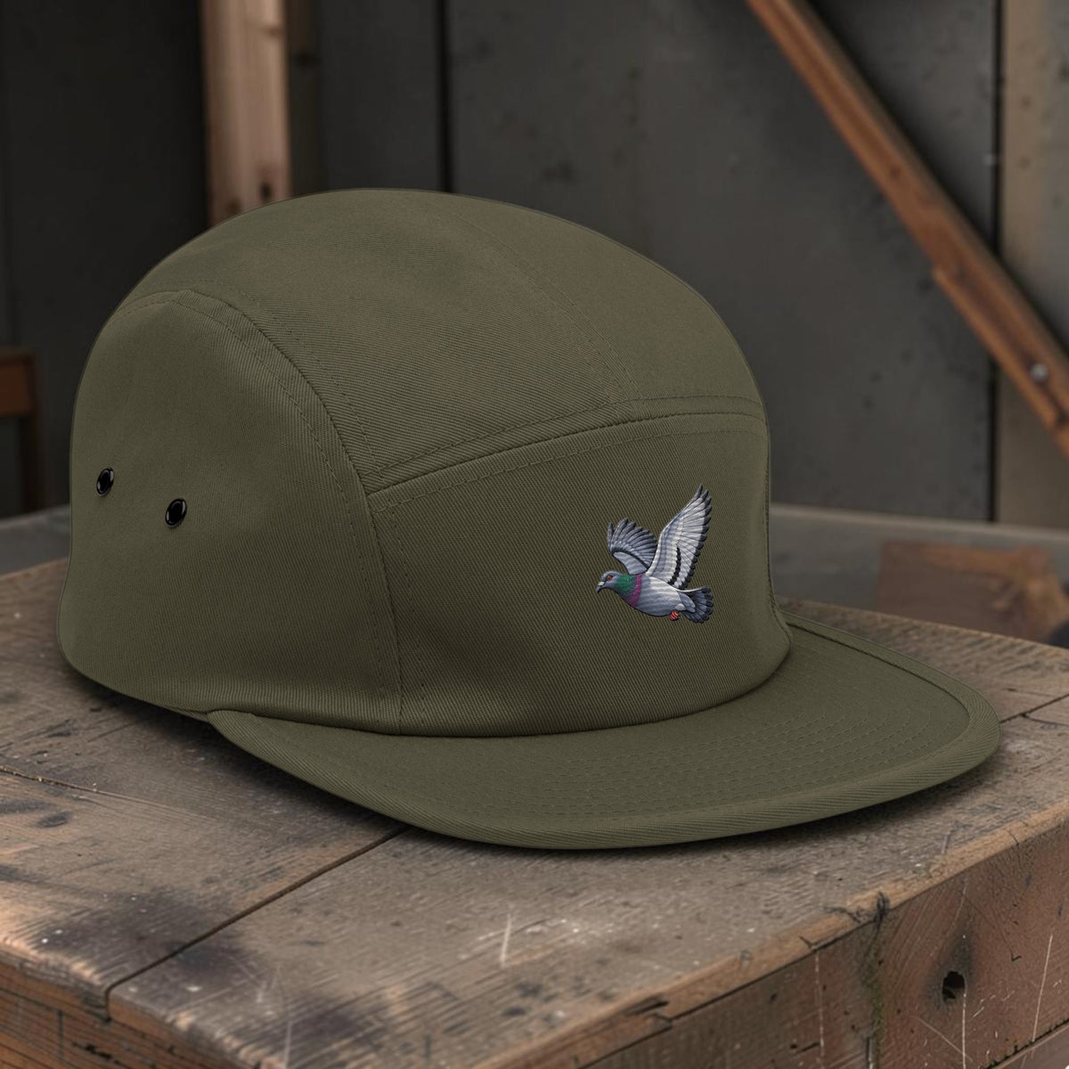 Blue Bar Classic Flyer Embroidered 5-Panel Cap