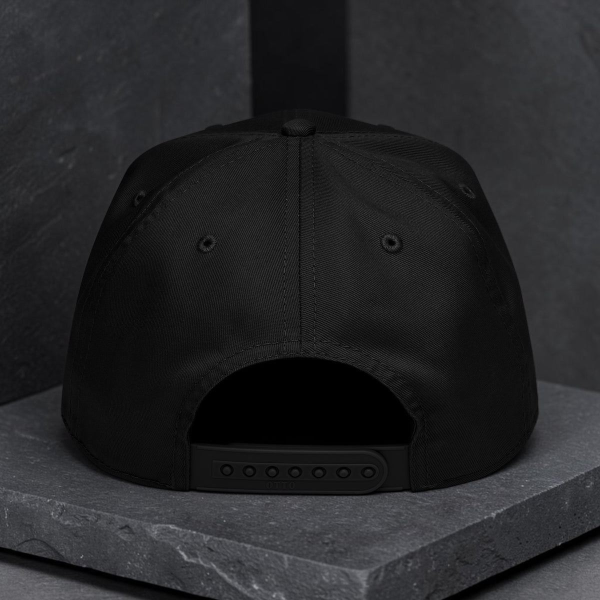 Blue Chequer Eye Backdrop 5-Panel Cap