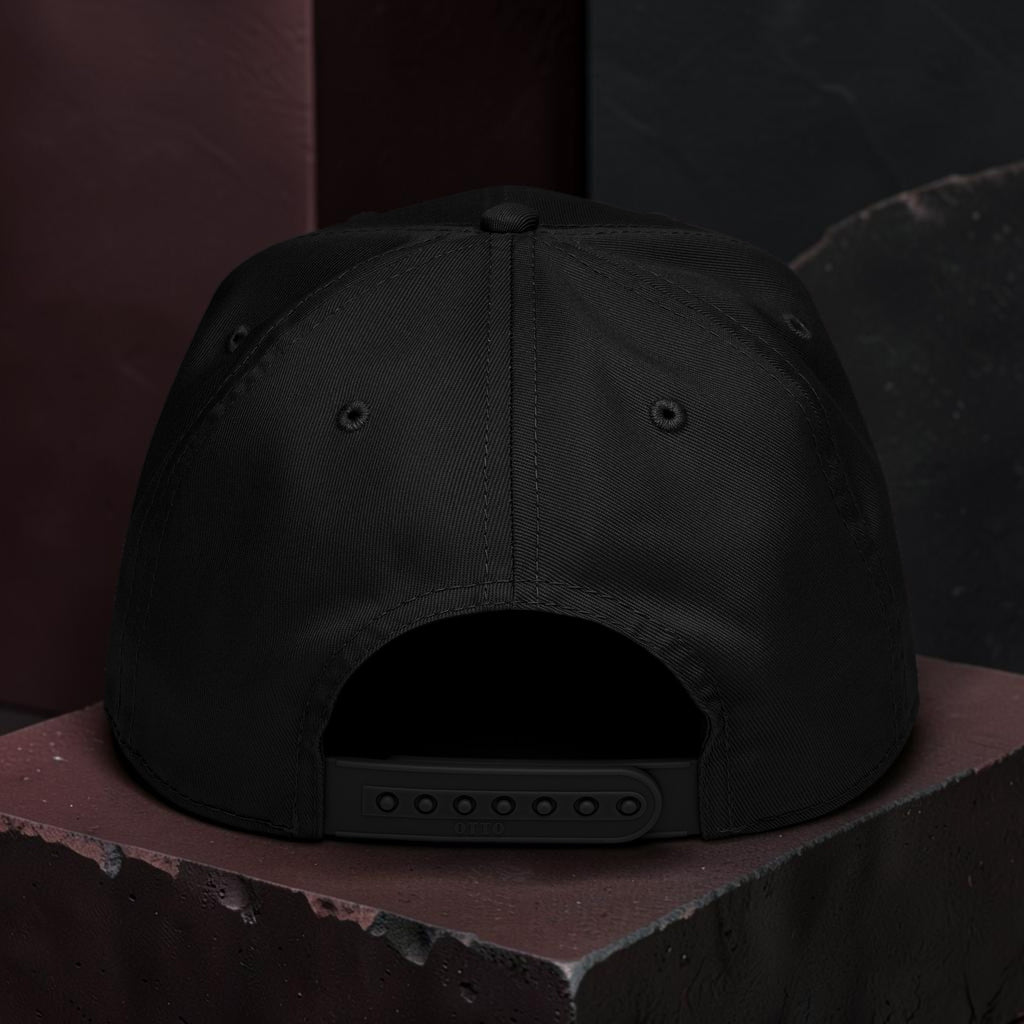 Red Bar Eye Backdrop 5-Panel Cap