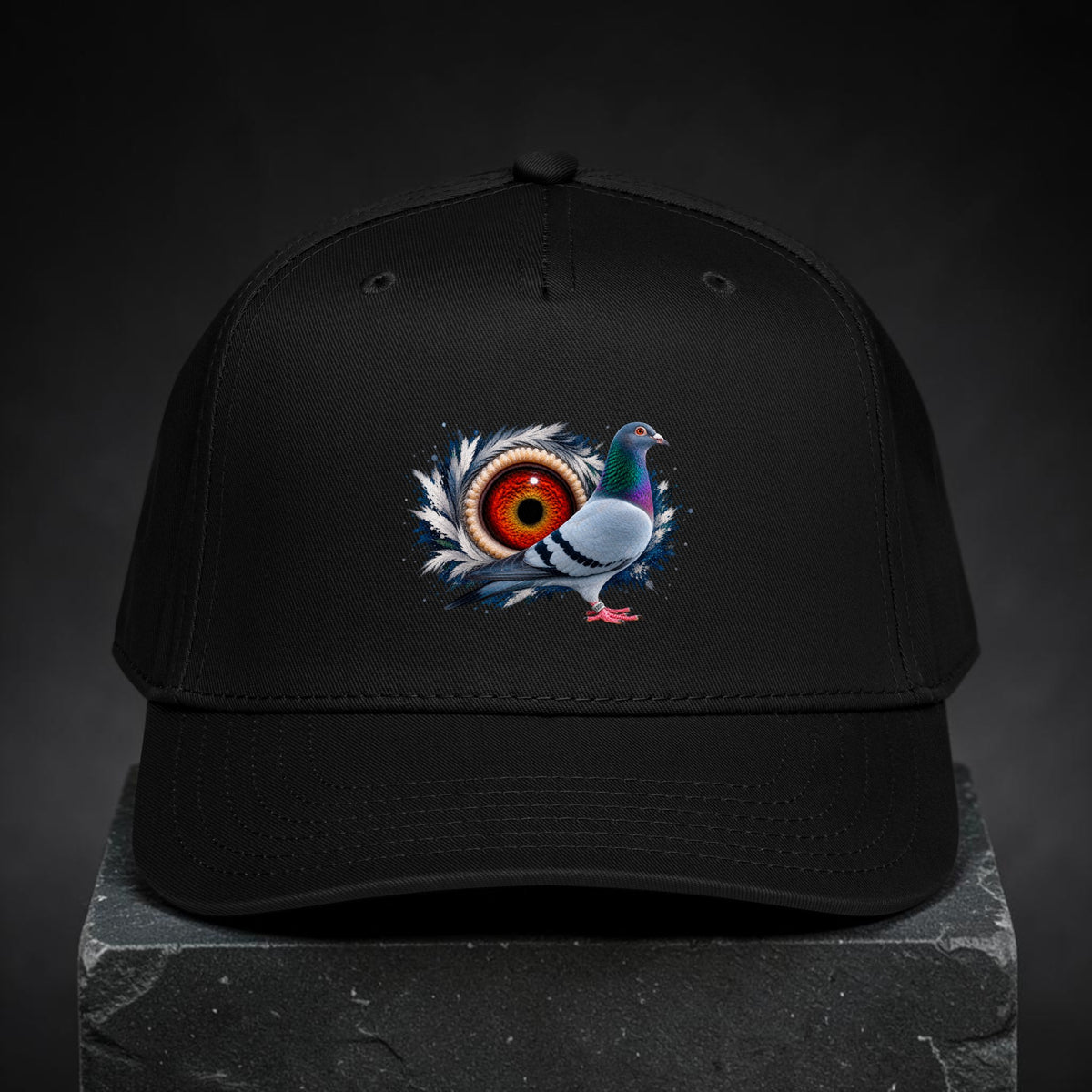 Blue Bar Eye Backdrop 5-Panel Cap