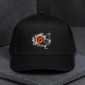 Blue Chequer Eye Backdrop 5-Panel Cap