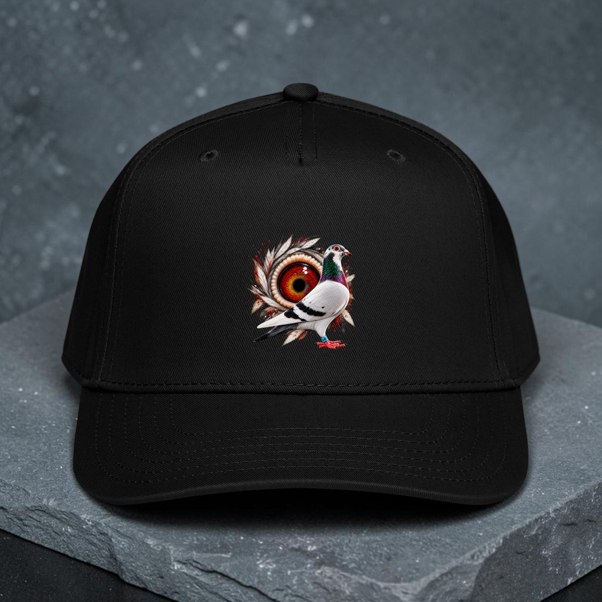 Pied Eye Backdrop 5-Panel Cap