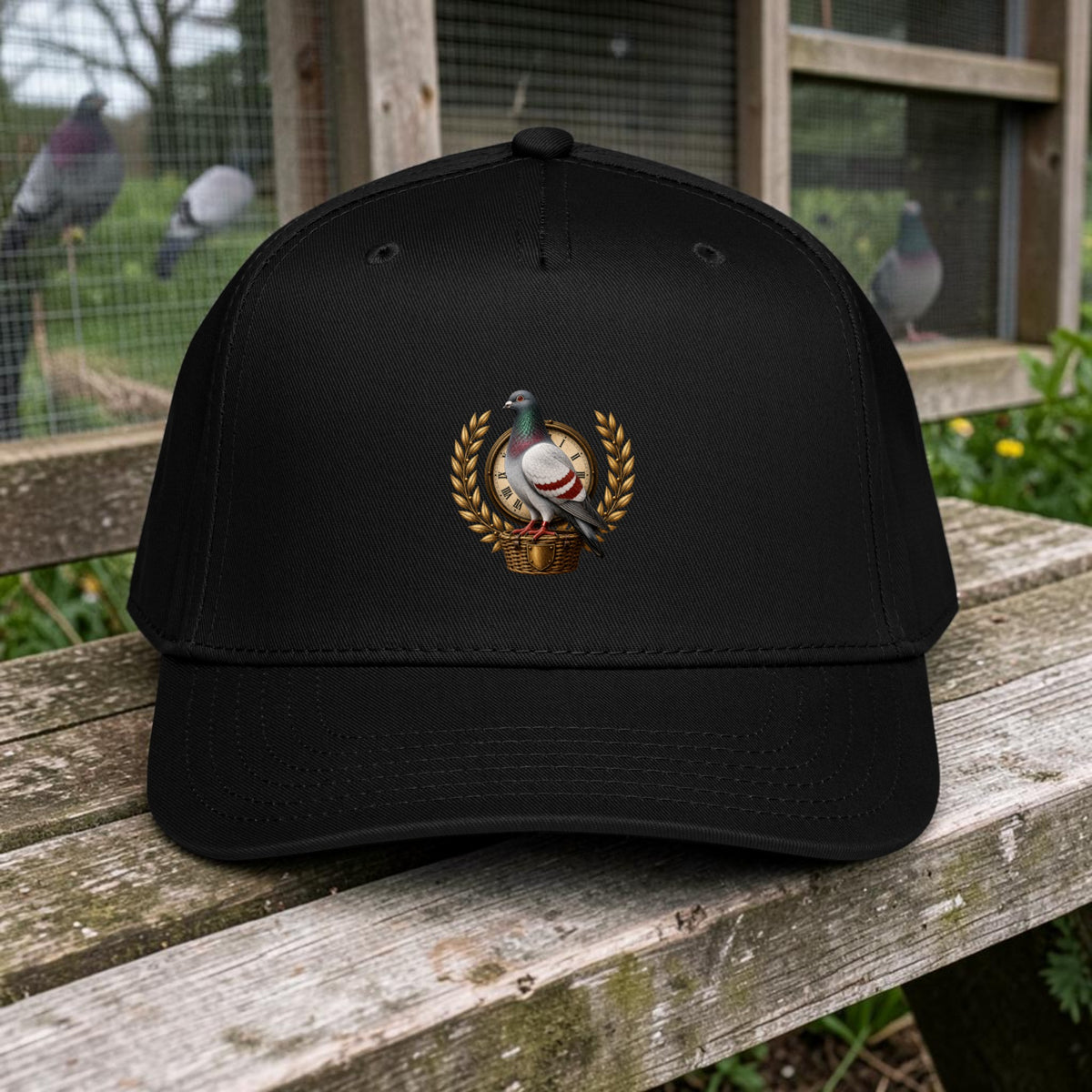 PG-RP-24 | Red Bar Pigeon Heritage 5-Panel Cap