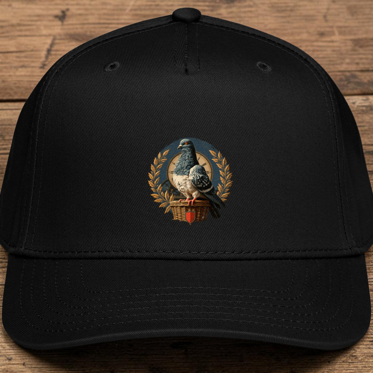 Racing Pigeon Heritage Crest 5-Panel Cap