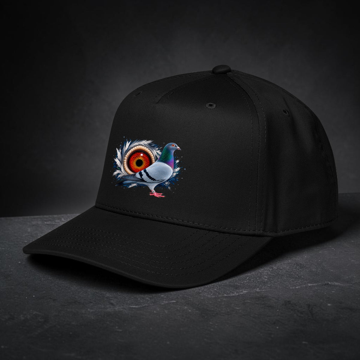 Blue Bar Eye Backdrop 5-Panel Cap