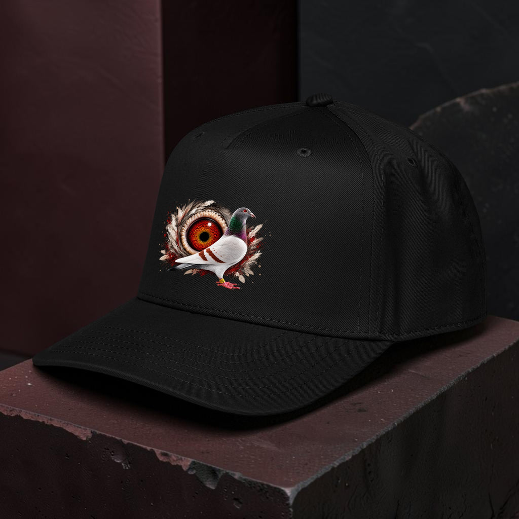 Red Bar Eye Backdrop 5-Panel Cap