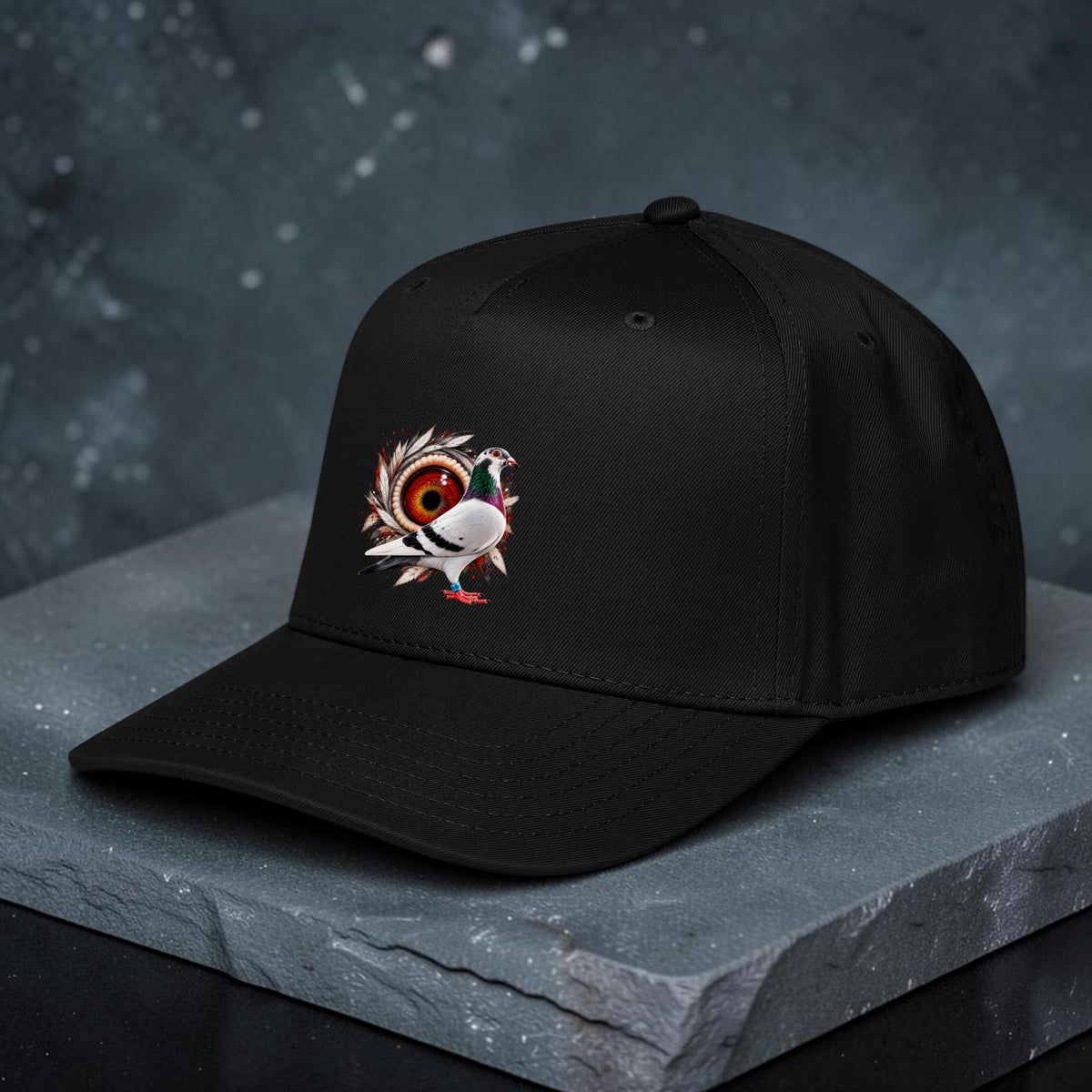 Pied Eye Backdrop 5-Panel Cap