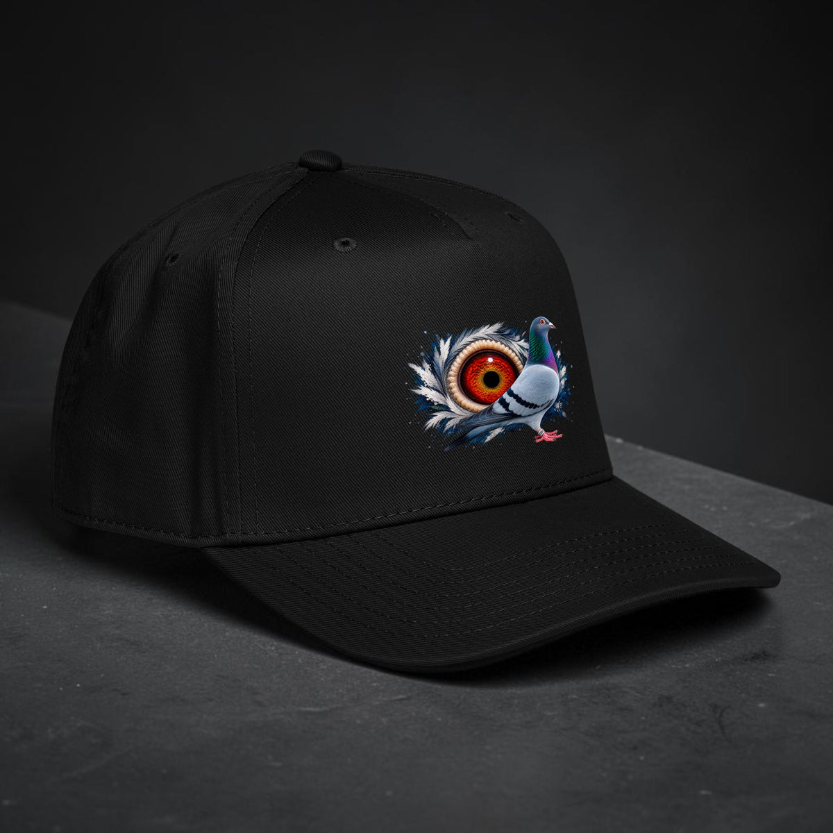 Blue Bar Eye Backdrop 5-Panel Cap