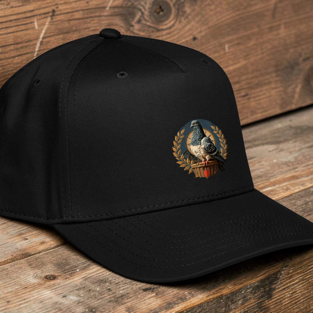 Racing Pigeon Heritage Crest 5-Panel Cap