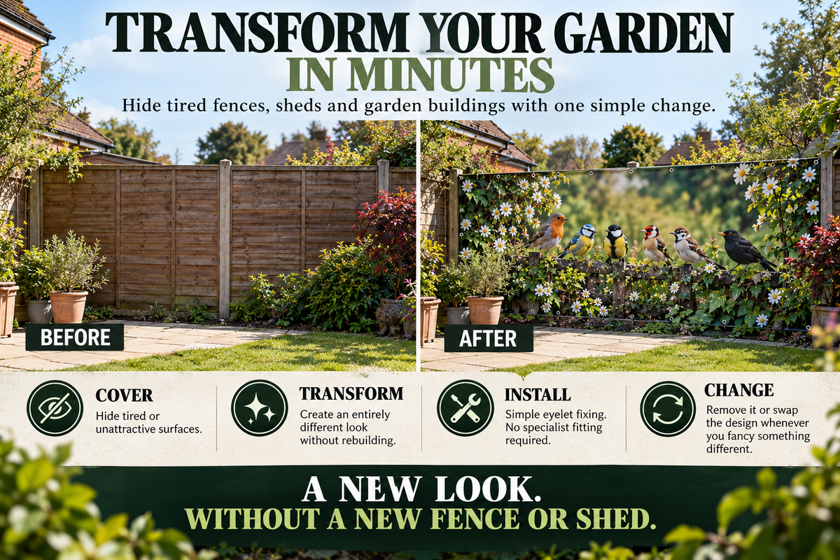 British Garden Birds Outdoor Wrap Collection