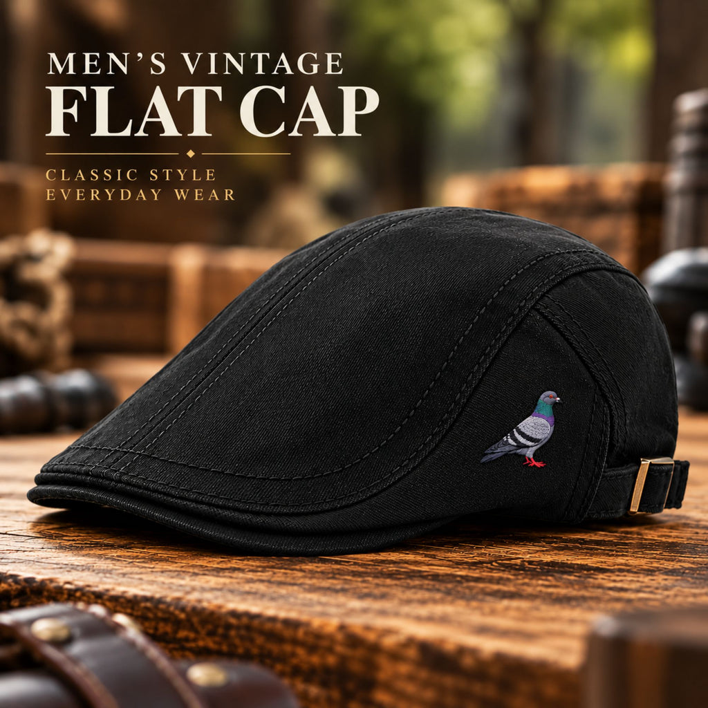 Racing Pigeon Ivy Flat Cap – Classic Design | Choose Your Pigeon