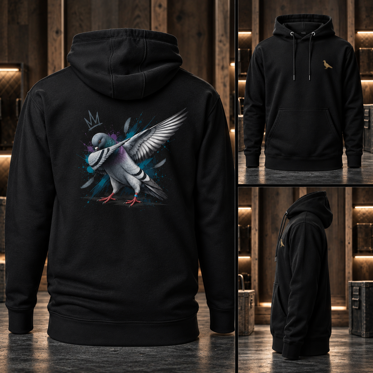 Dab Racing Pigeon Hoodie