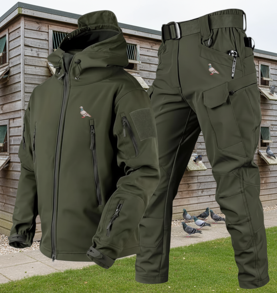 Racing Pigeon Tactical Suit – Jacket & Trousers | Choose Your Pigeon