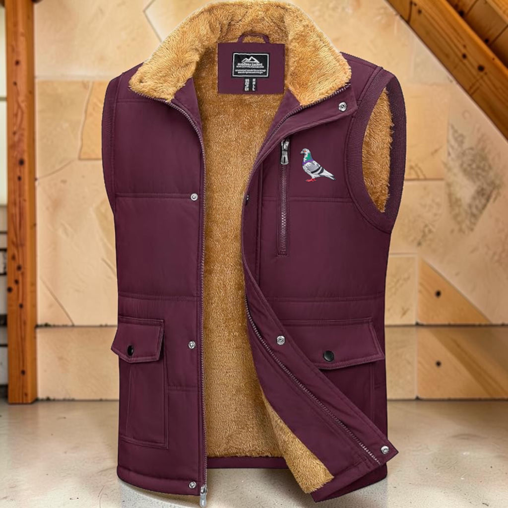 Premium Pigeon Fancier Winter Gilet – Fleece Lined | Choose Your Pigeon