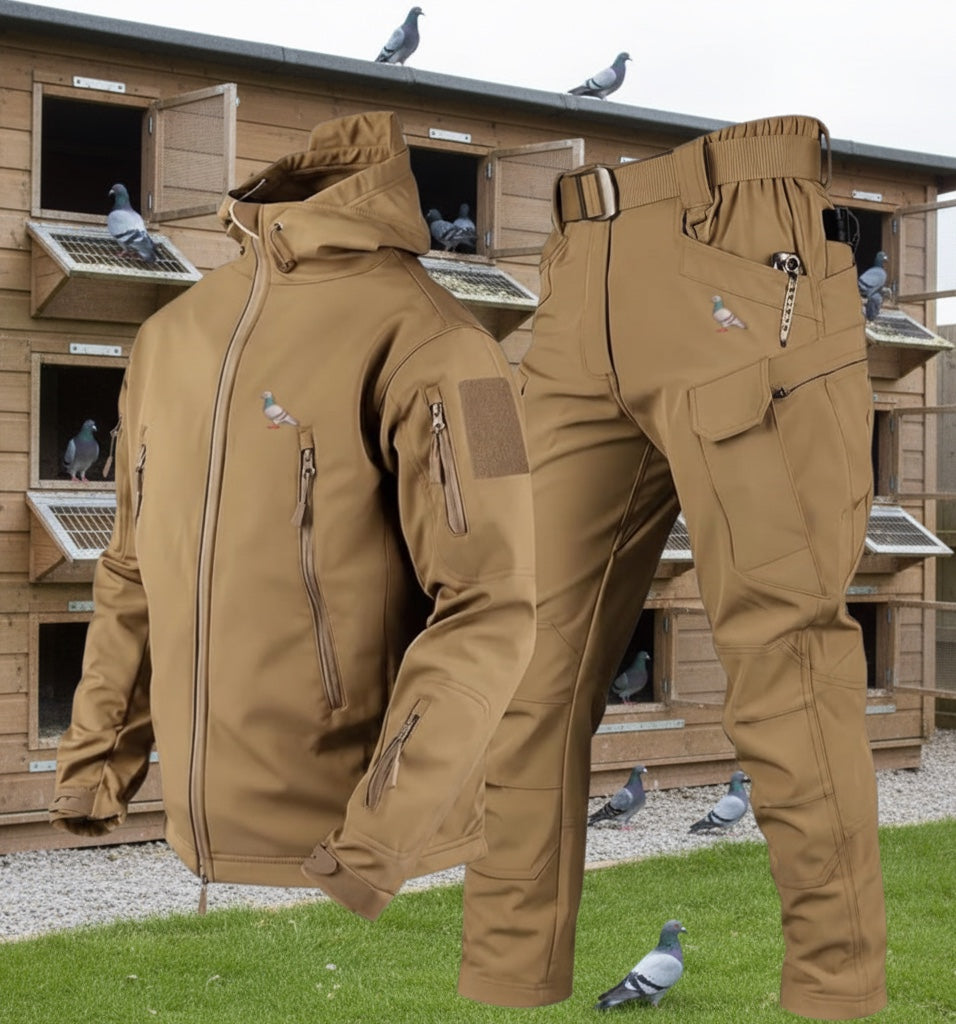 Racing Pigeon Tactical Suit – Jacket & Trousers | Choose Your Pigeon