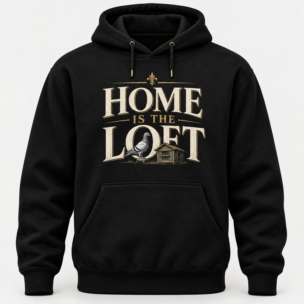 Home Is the Loft — Racing Pigeon Hoodie – product image | Bird Folk