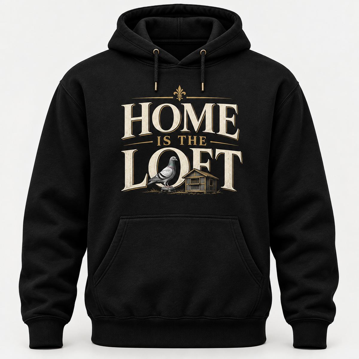 Home Is the Loft — Racing Pigeon Hoodie – product image | Bird Folk