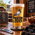 I Just Really, Really Like Pigeons – Racing Pigeon Pint Glass