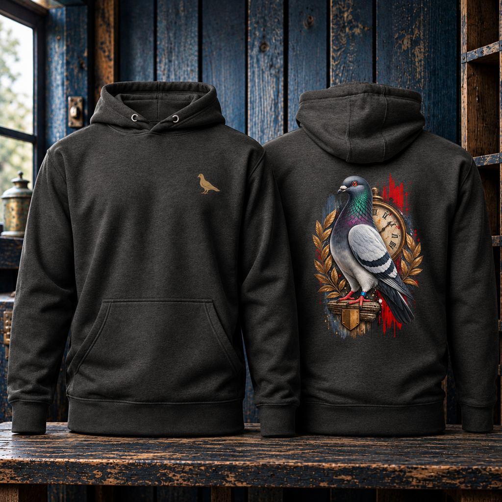 Blue Bar Pigeon Heritage 1 Hoodie