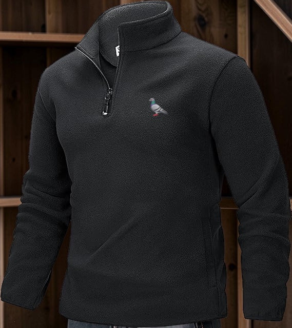 Racing Pigeon Quarter-Zip Fleece | Choose Your Pigeon