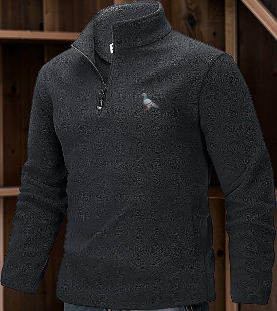 Racing Pigeon Quarter-Zip Fleece | Choose Your Pigeon