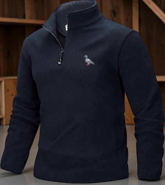 Racing Pigeon Quarter-Zip Fleece | Choose Your Pigeon