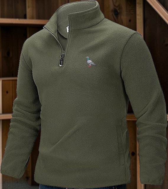 Racing Pigeon Quarter-Zip Fleece | Choose Your Pigeon