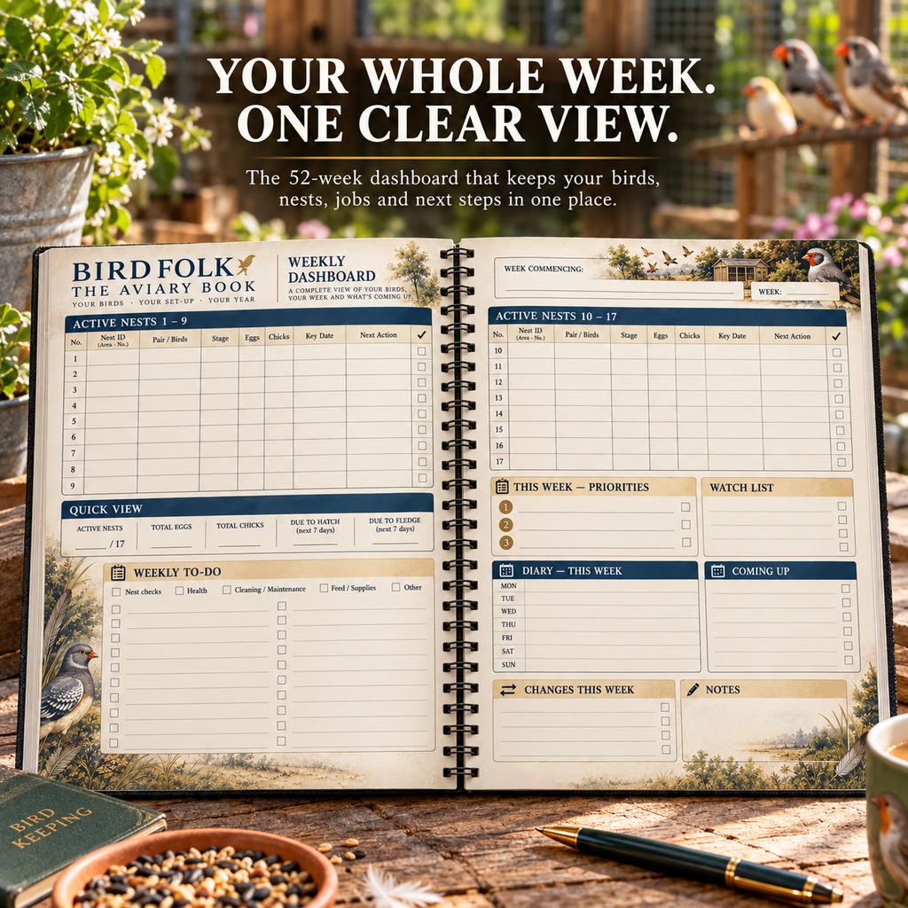 The Aviary Book – Complete Aviary Management & Record-Keeping System