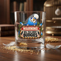 Warning – I Will Talk About Budgies – Whisky Glass